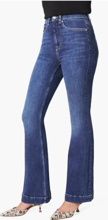 SPANX Denim - SPANXsculpt ReDefine High Rise Flare Jeans 16 Tummy Control Sculpting Denim nwot